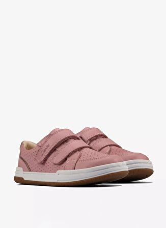 Clarks Deri Açık Pembe Kız Çocuk Günlük Ayakkabı 26158975 Fawn Solo K