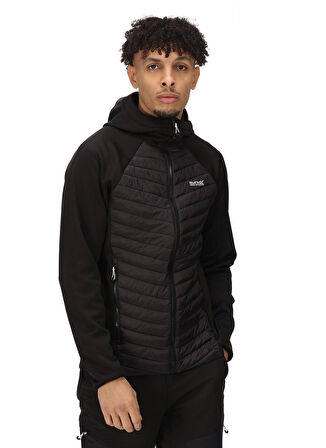 Regatta Siyah Erkek Zip Ceket RMN207 Andreson VII Hybrid Zip Ceke