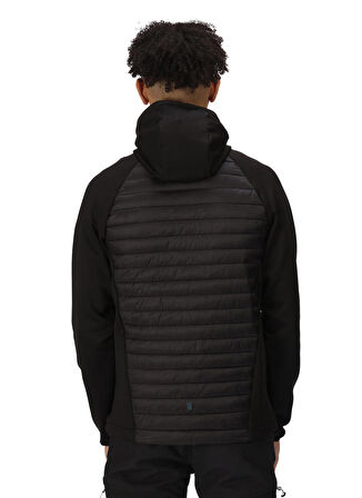 Regatta Siyah Erkek Zip Ceket RMN207 Andreson VII Hybrid Zip Ceke