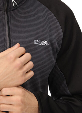 Regatta Gri Erkek Zip Ceket RMA519 Highton Wnt FZIII Zip Ceket