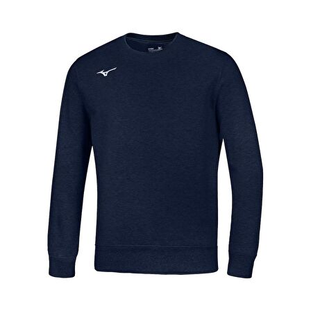 Mizuno Terry Crew Erkek Sweatshirt Lacivert