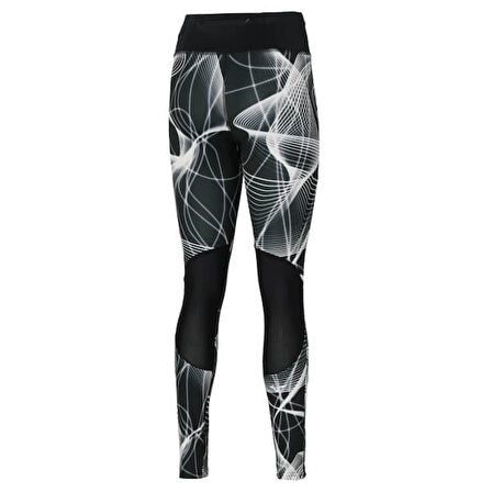 Printed Tights Kadın Tayt Siyah/Desenli