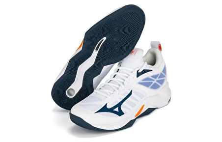 Wave Dimension Unisex Voleybol Ayakkabısı Beyaz / Lacivert