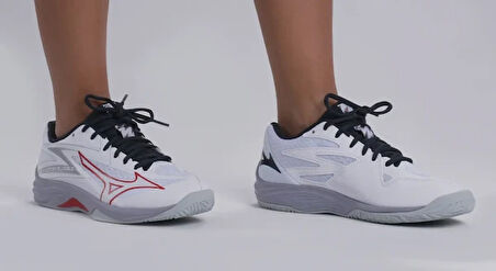 Thunder Blade Z Unisex Voleybol Ayakkabısı Beyaz / Gri