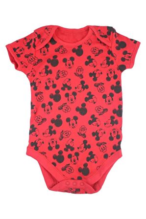 Bebek Disney Mickey Mouse %100 Pamuk 7'li Bodysuit /Zıbın