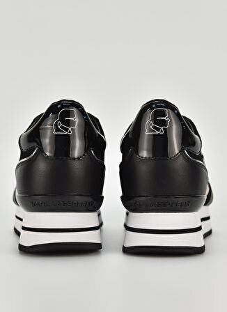 KARL LAGERFELD Siyah Kadın Deri Sneaker KL61930N