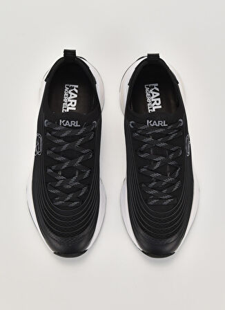 KARL LAGERFELD Siyah Erkek Sneaker LUX FINESSE Plexikonic Pull On