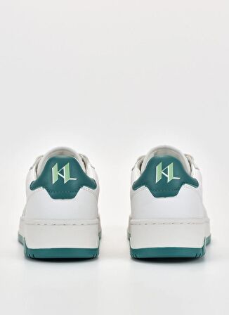 KARL LAGERFELD Beyaz - Yeşil Kadın Sneaker KL63024 01F