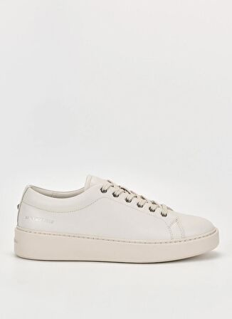 KARL LAGERFELD Beyaz Erkek Sneaker FLINT Lace Lo Lthr