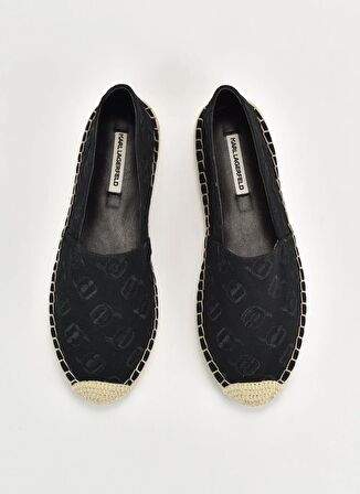 KARL LAGERFELD Siyah Kadın Espadril KL80124A 900