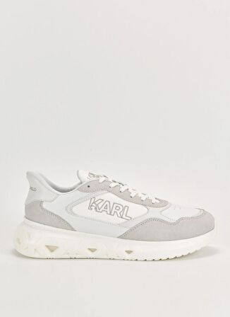 KARL LAGERFELD Beyaz Erkek Sneaker K/KITE RUN Karl Logo Lo Lace