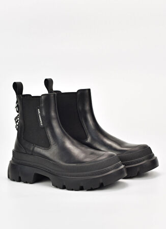 KARL LAGERFELD Deri Siyah Kadın Bot KL43534 00X