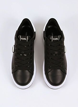 KARL LAGERFELD Siyah Erkek Sneaker KAPRI LUG Karl NFT Lo Lace