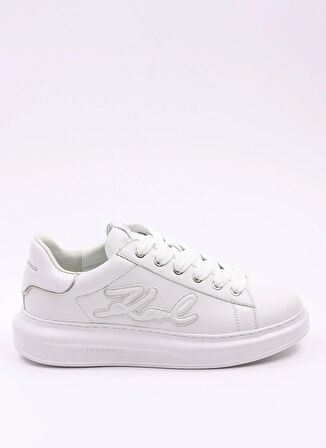 KARL LAGERFELD Beyaz Erkek Sneaker KAPRI MENS Signia Patch Embro