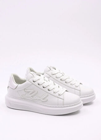 KARL LAGERFELD Beyaz Erkek Sneaker KAPRI MENS Signia Patch Embro