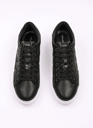 KARL LAGERFELD Siyah Erkek Sneaker KAPRI MENS NFT Emboss Lo Lace