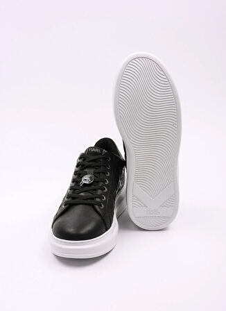 KARL LAGERFELD Siyah Erkek Sneaker KAPRI MENS NFT Emboss Lo Lace
