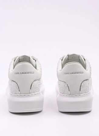 KARL LAGERFELD Beyaz Erkek Sneaker KAPRI MENS NFT Emboss Lo Lace