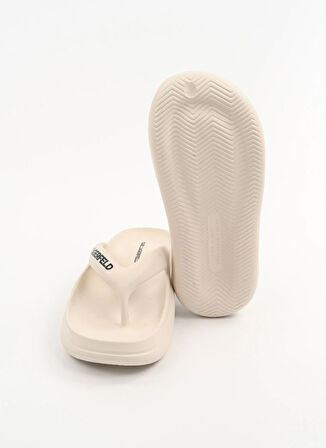 KARL LAGERFELD Krem Kadın Terlik KL85025