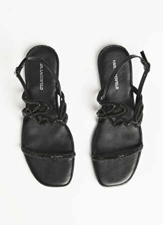 KARL LAGERFELD Siyah Kadın Sandalet KL87425