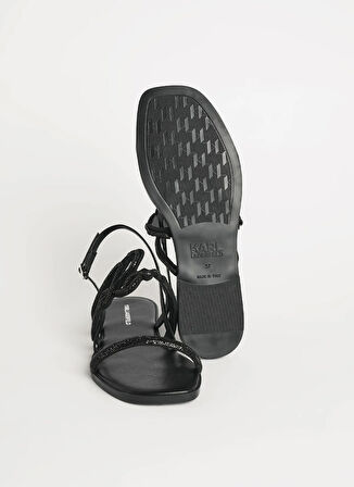 KARL LAGERFELD Siyah Kadın Sandalet KL87425