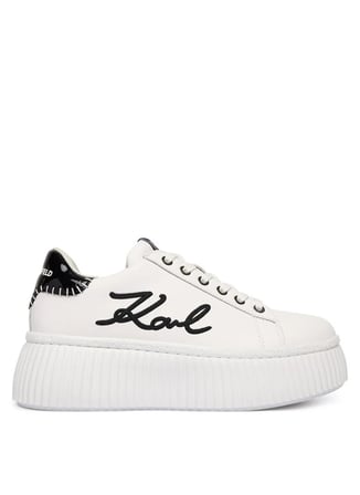 KARL LAGERFELD Beyaz Kadın Deri Sneaker KL42372C