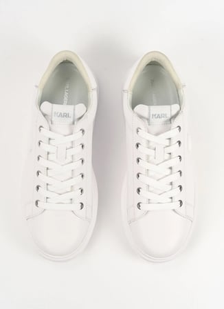 KARL LAGERFELD Beyaz Erkek Sneaker KAPRI NFT Relief Lo Lace