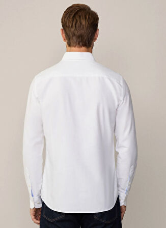 Hackett Slim Fit Gömlek Yaka Beyaz Erkek Gömlek HM309361
