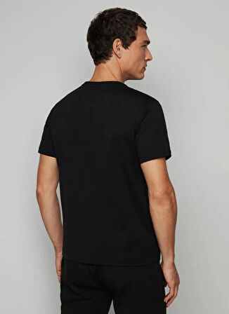Hackett Bisiklet Yaka Siyah Erkek T-Shirt HM500713