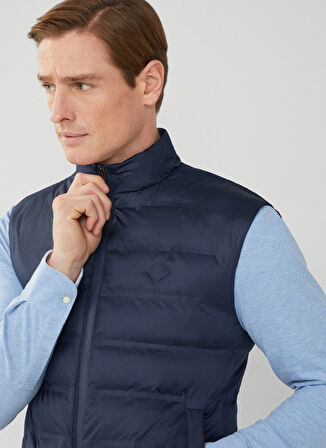 Hackett Lacivert Erkek Şişme Yelek HM402895