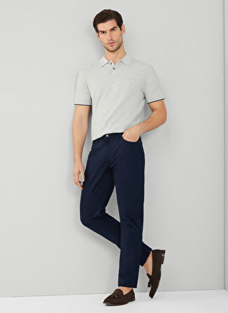 Hackett Normal Bel Normal Paça Slim Fit Lacivert Erkek Pantolon HM212491