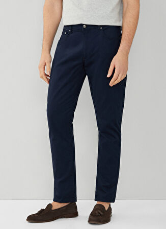 Hackett Normal Bel Normal Paça Slim Fit Lacivert Erkek Pantolon HM212491