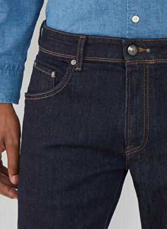 Hackett Normal Bel Normal Paça Slim Fit Lacivert Erkek Denim Pantolon HM212515