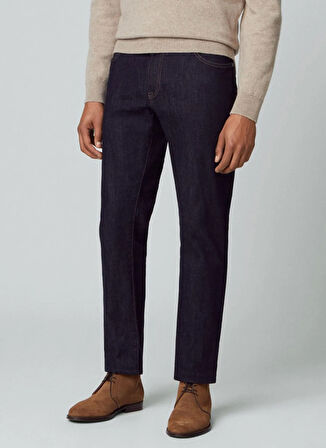 Hackett Normal Bel Normal Paça Slim Fit Erkek Denim Pantolon HM212528