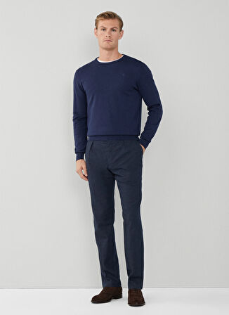 Hackett Normal Bel Lastikli Paça Relaxed Lacivert Erkek Pantolon HM212541