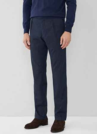 Hackett Normal Bel Lastikli Paça Relaxed Lacivert Erkek Pantolon HM212541