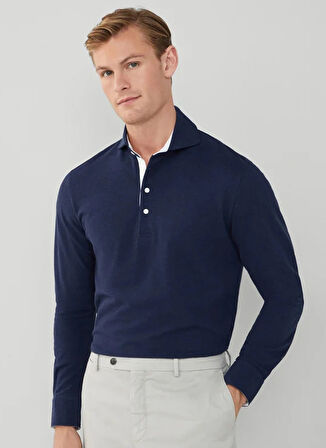Hackett Lacivert Erkek Polo T-Shirt HM550959