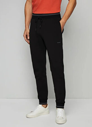 Hackett Normal Bel Slim Fit Siyah Erkek Eşofman Altı HM581209