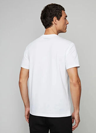 Hackett Bisiklet Yaka Beyaz Erkek T-Shirt HM500783