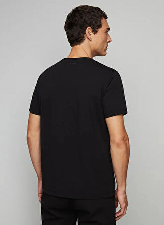 Hackett Bisiklet Yaka Siyah Erkek T-Shirt HM500783