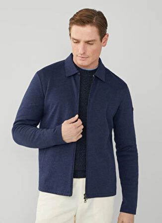Hackett Slim Fit Lacivert Erkek Ceket HM581200