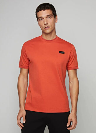 Hackett Bisiklet Yaka Turuncu Erkek T-Shirt HM500782