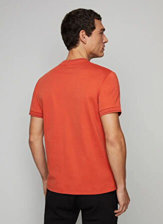 Hackett Bisiklet Yaka Turuncu Erkek T-Shirt HM500782