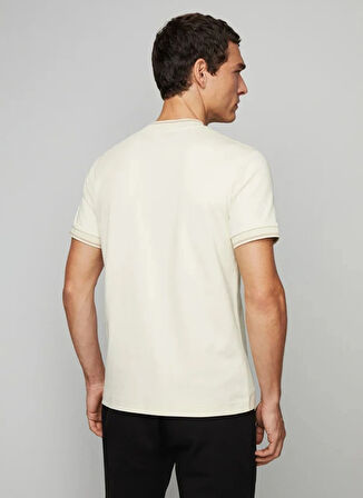 Hackett Bisiklet Yaka Bej Erkek T-Shirt HM500782