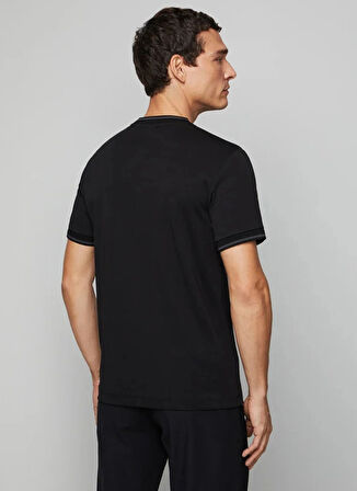 Hackett Bisiklet Yaka Siyah Erkek T-Shirt HM500782