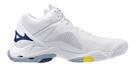 Wave Lightning Z8 MID Unisex Voleybol Ayakkabısı Beyaz / Mavi