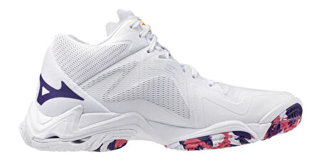 Wave Lightning Z8 MID Kadın Voleybol Ayakkabısı Beyaz / Mavi