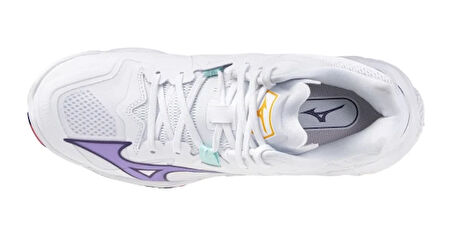 Wave Lightning Z8 MID Kadın Voleybol Ayakkabısı Beyaz / Mavi