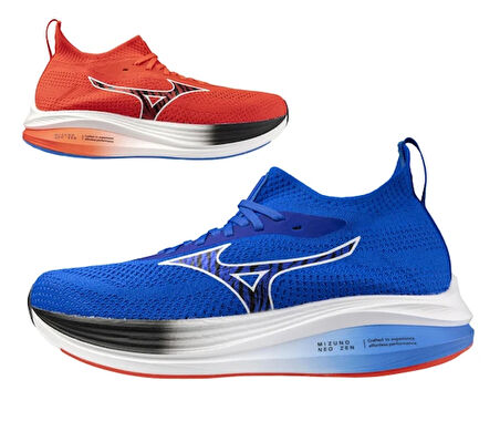 Mizuno Neo Zen Oni Pack Erkek Koşu Ayakkabısı Mavi / Kırmızı