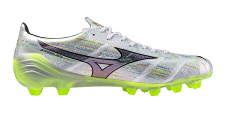 Mizuno Alpha 2 Elite Erkek Krampon Beyaz / Sarı